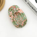 Acetate Classic Colorful Flat Hair Clips, Stylish Barrettes: Pink Green
