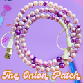Purple Ombré 4-in-1 Beaded Charging Cable