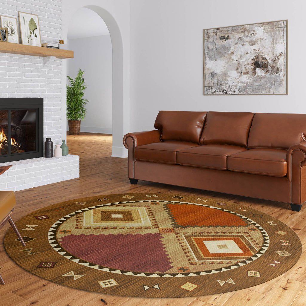 Dalyn Indoor/Outdoor Phoenix PH2 Walnut Washable: 1'8" x 2'6" Rug