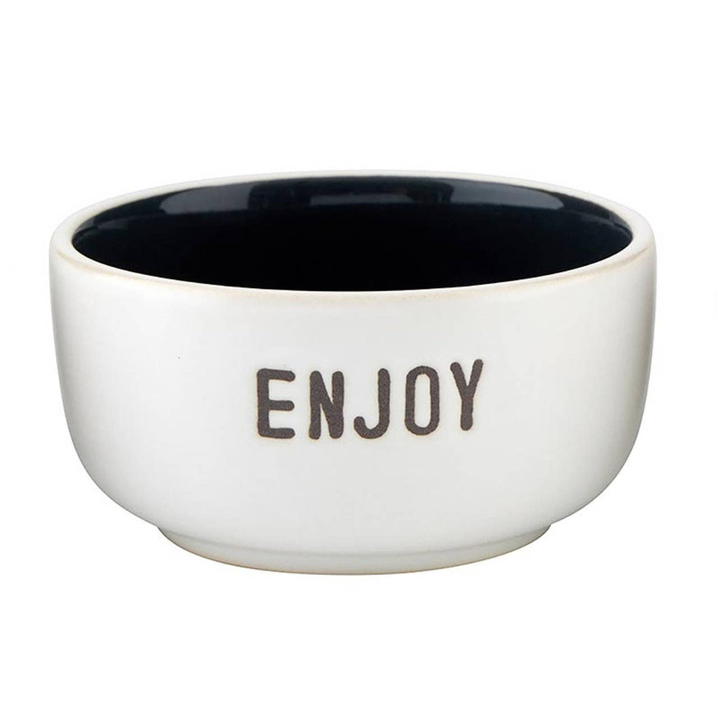 Face to Face Ceramic Dip Bowl Set - Eat Dip Enjoy: Material
