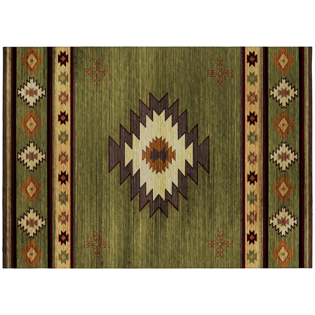 Dalyn Indoor/Outdoor Phoenix PH4 Cactus Washable: 1'8" x 2'6" Rug