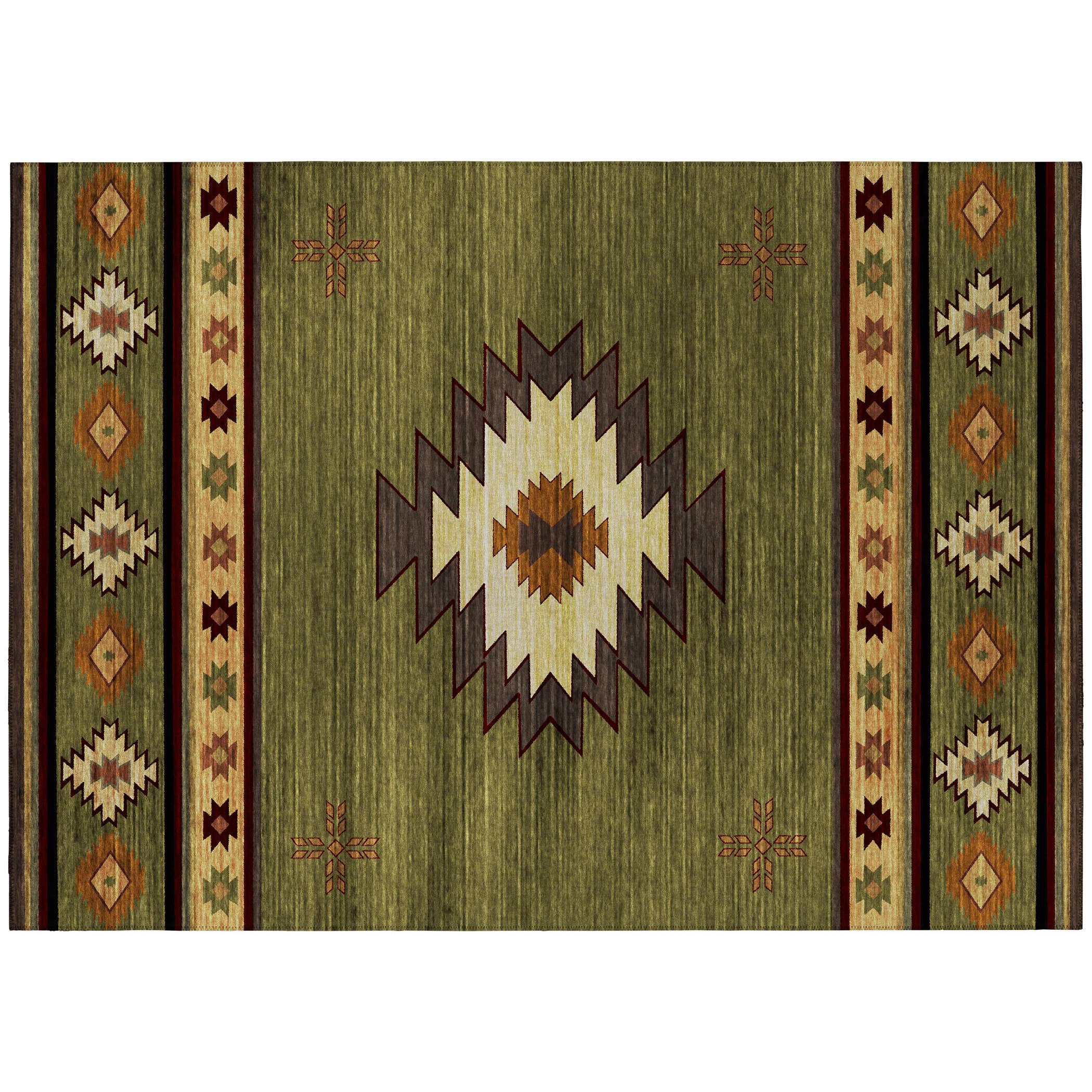 Dalyn Indoor/Outdoor Phoenix PH4 Cactus Washable: 1'8" x 2'6" Rug