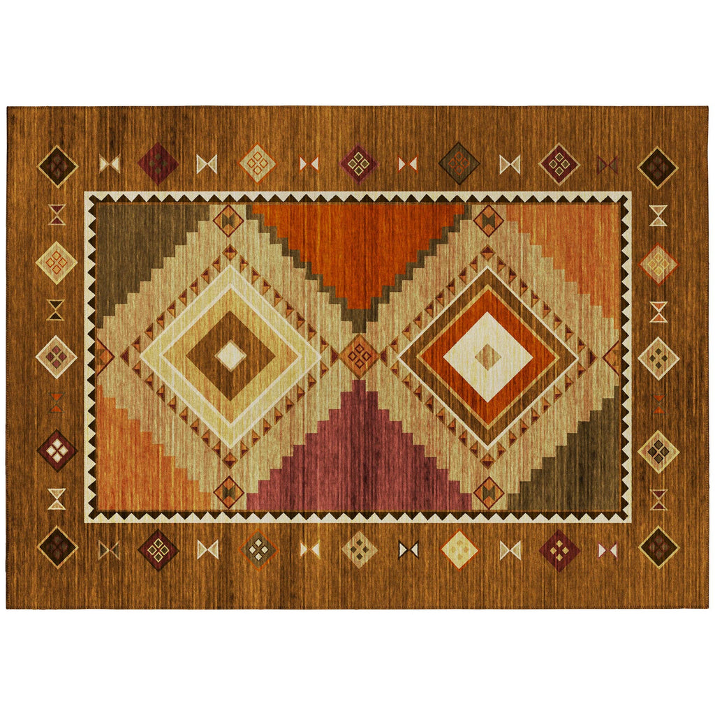 Dalyn Indoor/Outdoor Phoenix PH2 Walnut Washable: 1'8" x 2'6" Rug