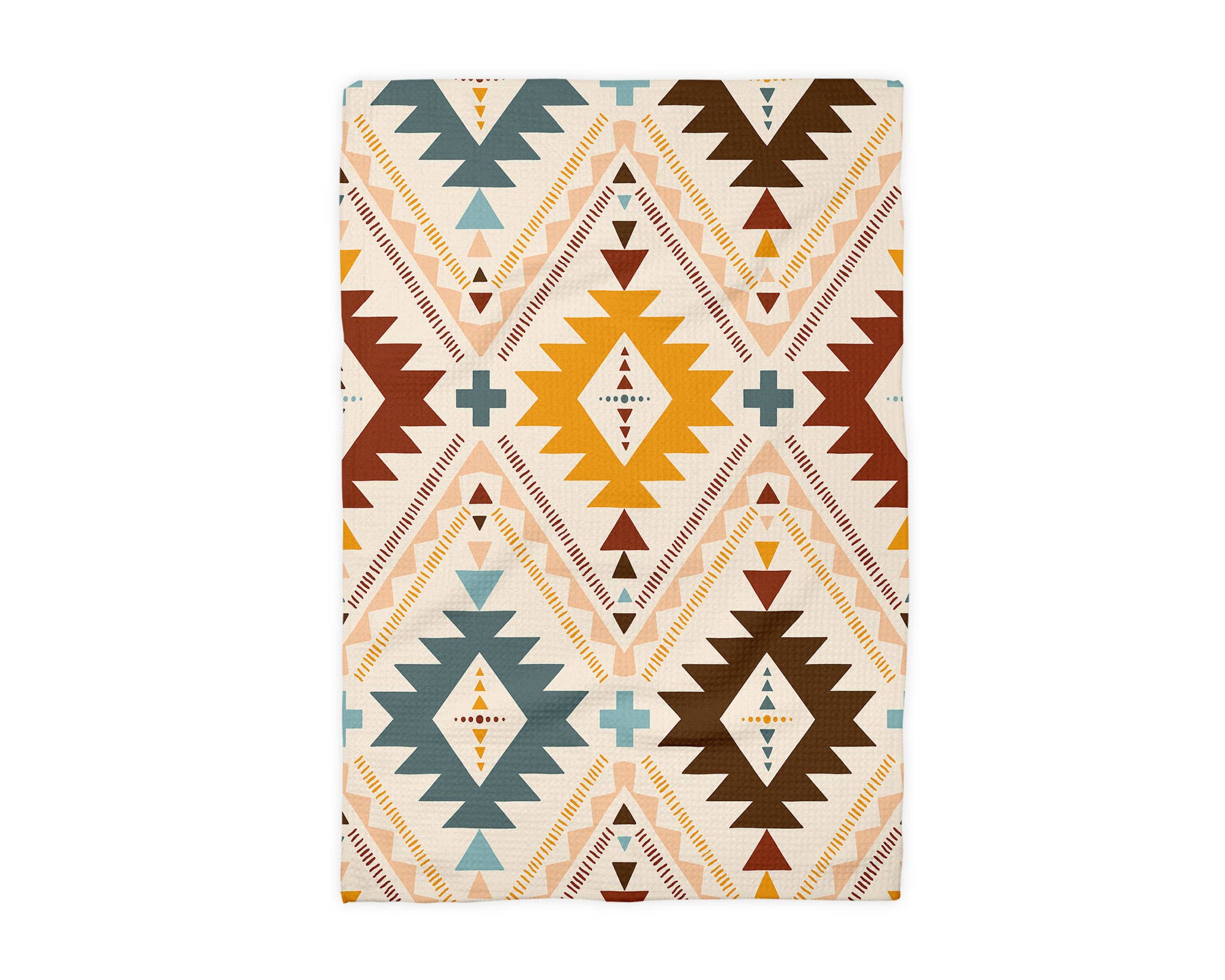 Aztec Cactus Western Horse Desert Arizona Kitchen Towel