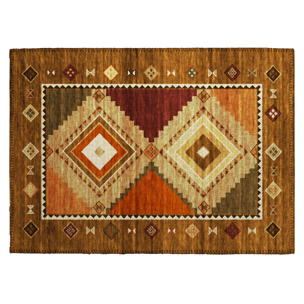 Dalyn Indoor/Outdoor Phoenix PH2 Walnut Washable: 1'8" x 2'6" Rug