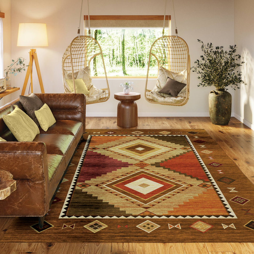 Dalyn Indoor/Outdoor Phoenix PH2 Walnut Washable: 1'8" x 2'6" Rug