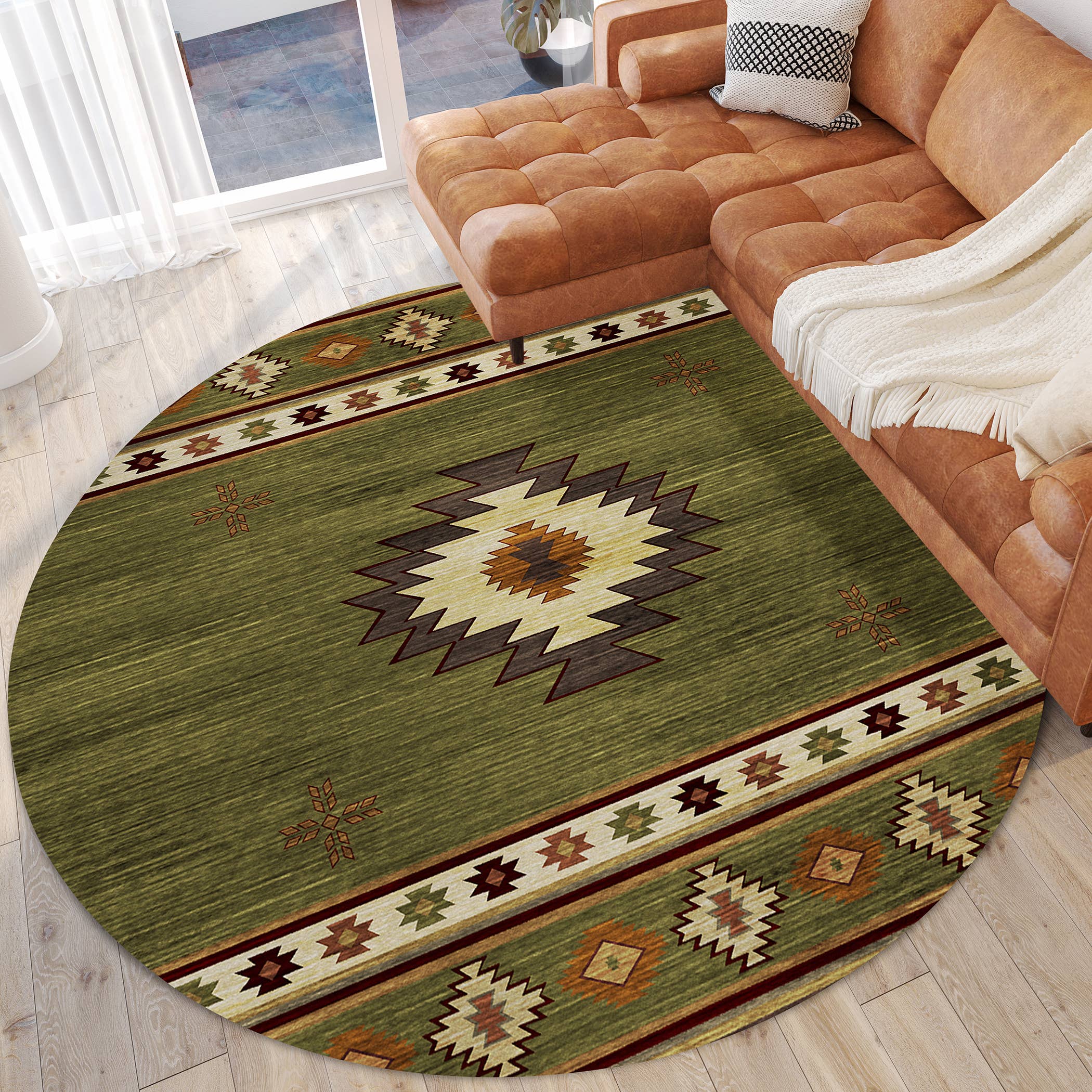 Dalyn Indoor/Outdoor Phoenix PH4 Cactus Washable: 1'8" x 2'6" Rug