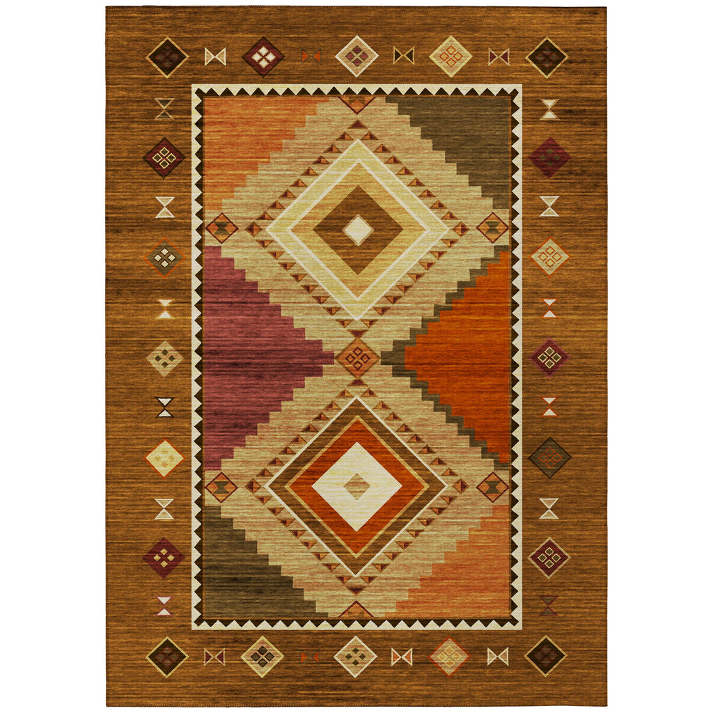 Dalyn Indoor/Outdoor Phoenix PH2 Walnut Washable: 1'8" x 2'6" Rug