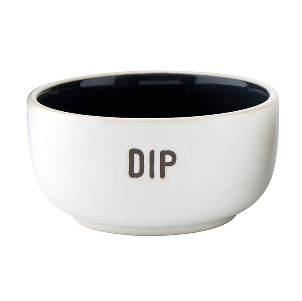 Face to Face Ceramic Dip Bowl Set - Eat Dip Enjoy: Material