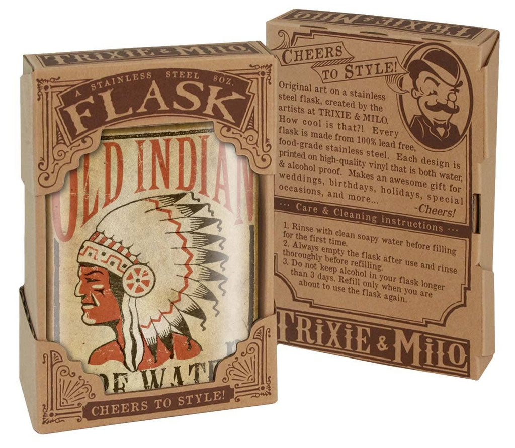 Flask - Old Indian Fire Water