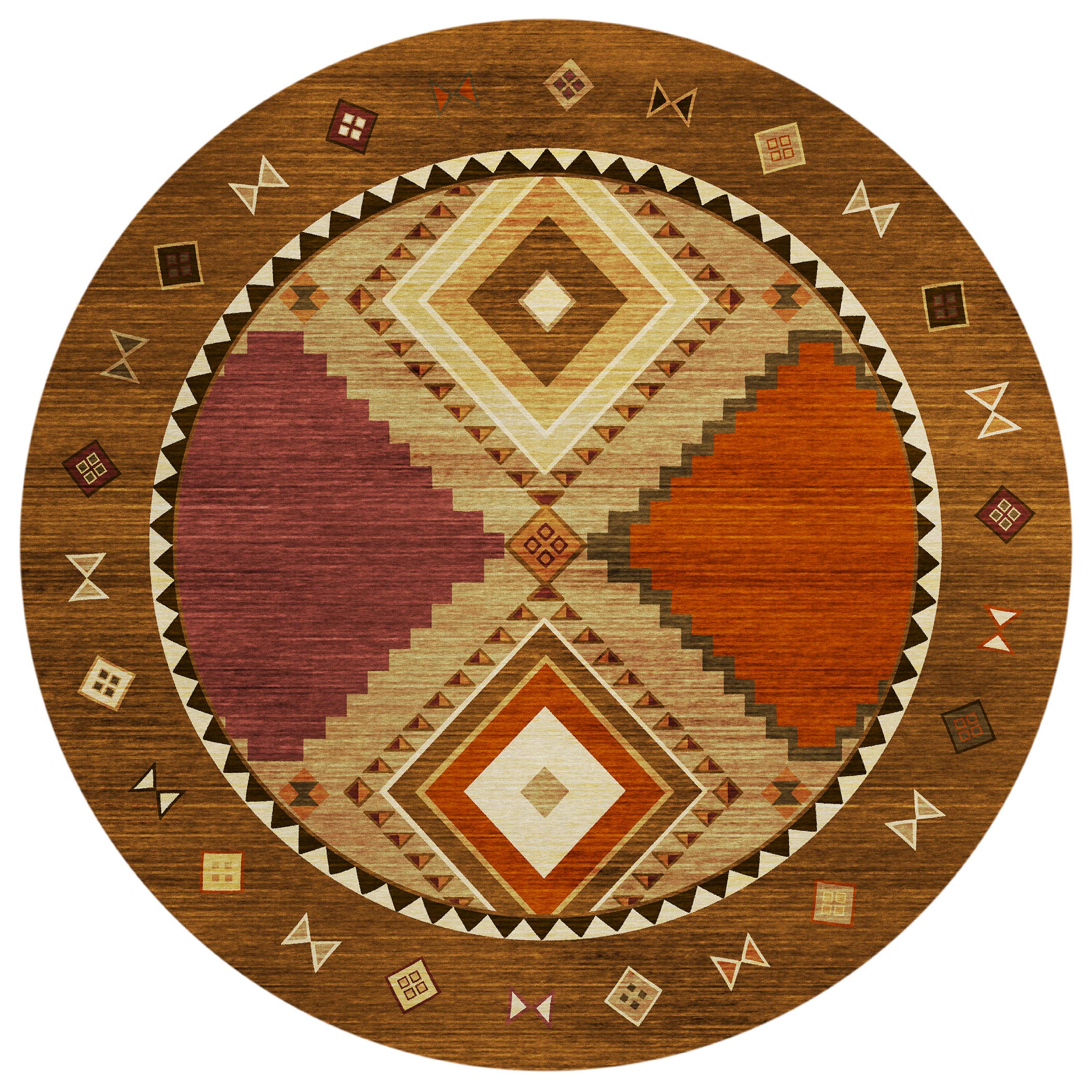 Dalyn Indoor/Outdoor Phoenix PH2 Walnut Washable: 1'8" x 2'6" Rug