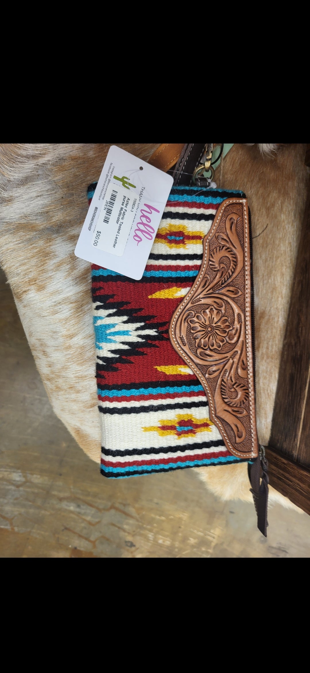 Aztec Fabric Purse
