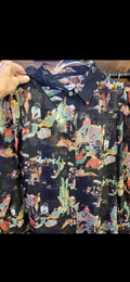 Black Chiffon Blouse Chuckwagon